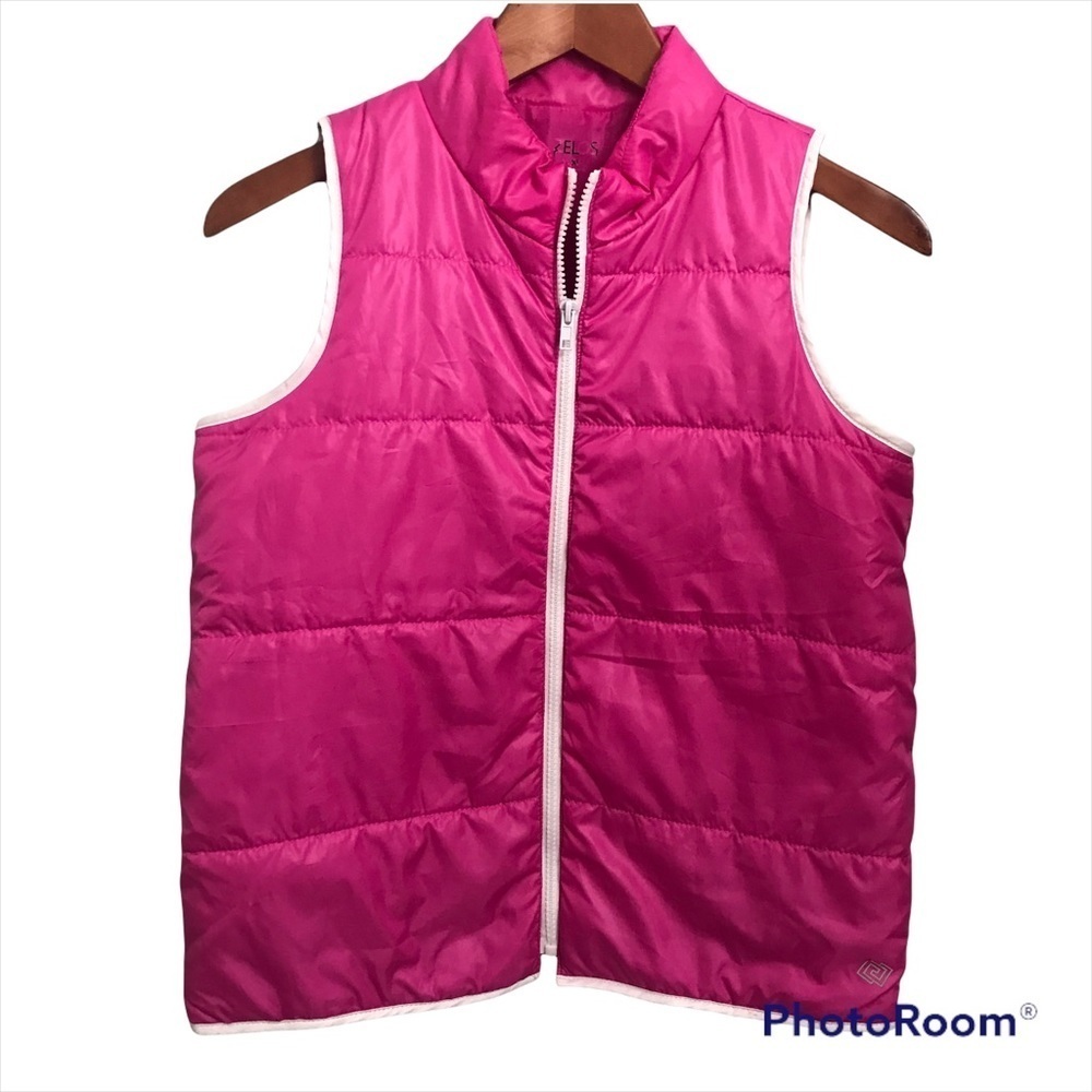 ZELOS / Pink with Trim Puffer Vest Size Youth XL